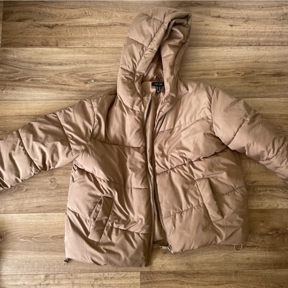 New Look Jackets & Blazers - New Look Brown Puffer Jacket